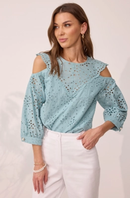 Блуза Lyushe 4087 мята  Блуза Lyushe 4087 мята