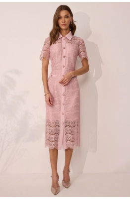 Платье Lyushe 4107 розовый 