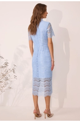 Платье Lyushe 4107 голубой  Платье Lyushe 4107 голубой