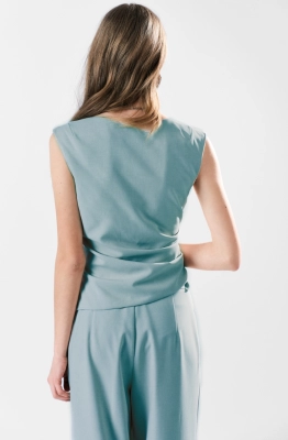 Блуза MilMil 1187 голубой  Блуза MilMil 1187 голубой