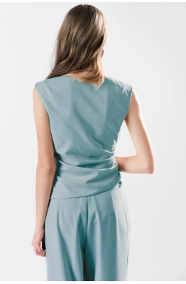 Блуза MilMil 1187 голубой  Блуза MilMil 1187 голубой