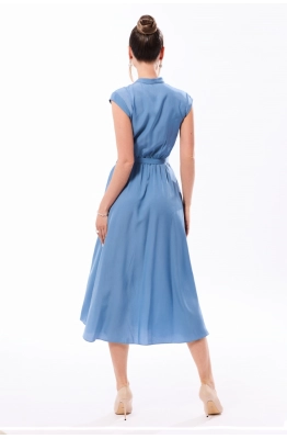 Платье Golden Valley 4934-3 серо-голубой  Платье Golden Valley 4934-3 серо-голубой