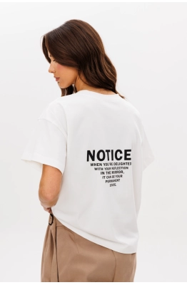 Футболка Фантазия Мод 5146 молочный  Футболка Фантазия Мод 5146 молочный