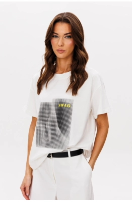 Футболка Фантазия Мод 5158 молочный  Футболка Фантазия Мод 5158 молочный