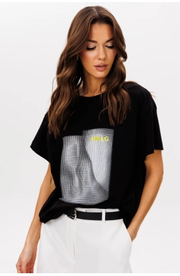 Футболка Фантазия Мод 5158 черный  Футболка Фантазия Мод 5158 черный