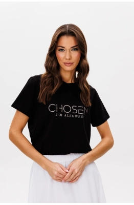 Футболка Фантазия Мод 5188/1 черный+блестки 