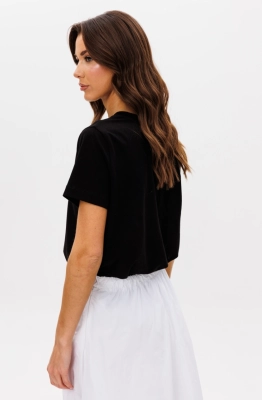 Футболка Фантазия Мод 5188/1 черный+блестки  Футболка Фантазия Мод 5188/1 черный+блестки