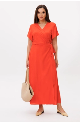 Платье Фантазия Мод 4799 оранжевый 