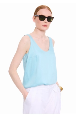 Блуза DEVITA 6027 голубой  Блуза DEVITA 6027 голубой