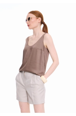 Блуза DEVITA 6027 коричневый  Блуза DEVITA 6027 коричневый