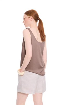 Блуза DEVITA 6027 коричневый Блуза DEVITA 6027 коричневый