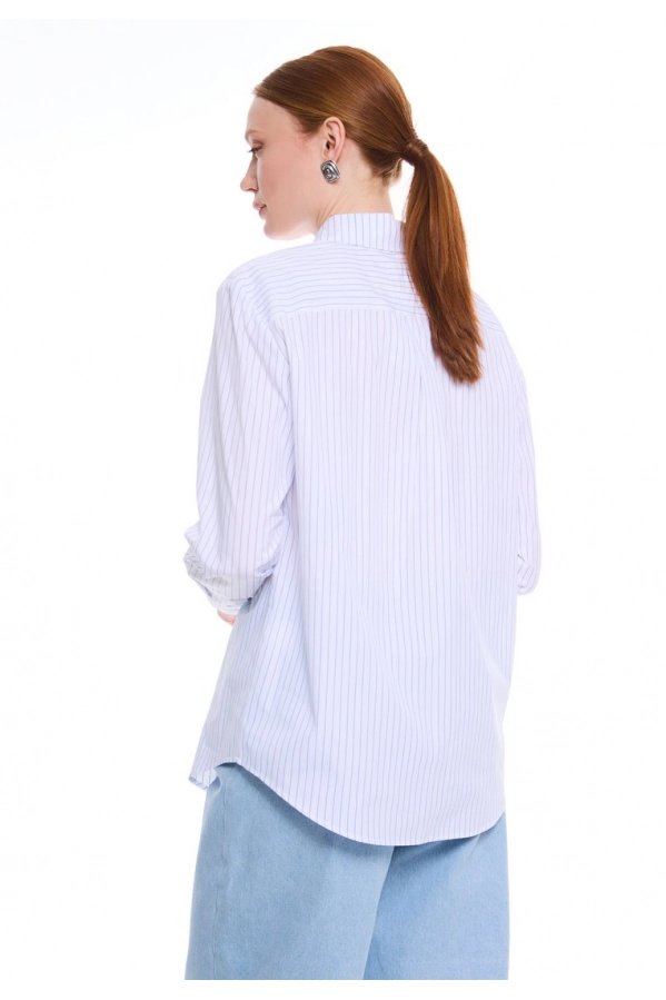 Блуза DEVITA 6035-1 полоска Блуза DEVITA 6035-1 полоска