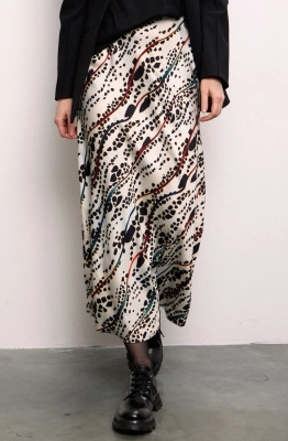 Юбка DEVITA 2026 черно-молочный  Юбка DEVITA 2026 черно-молочный