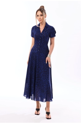 Платье Golden Valley 4686-1 синий  Платье Golden Valley 4686-1 синий