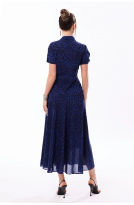 Платье Golden Valley 4686-1 синий  Платье Golden Valley 4686-1 синий