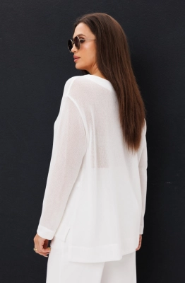 Джемпер Фантазия Мод 5138/1 белый Джемпер Фантазия Мод 5138/1 белый