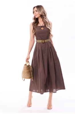 Платье Golden Valley 44028-2 коричневый  Платье Golden Valley 44028-2 коричневый