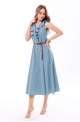 Платье Golden Valley 44107 темно-голубой 