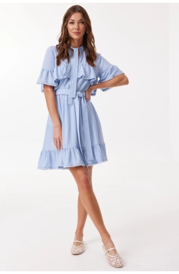 Платье Lyushe 4118 голубой 