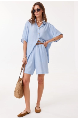 Костюм Lyushe 4119 голубой  Костюм Lyushe 4119 голубой