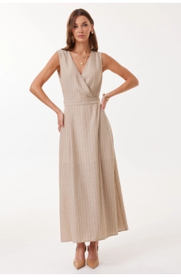 Сарафан Lyushe 4121 коричневый   Сарафан Lyushe 4121 коричневый