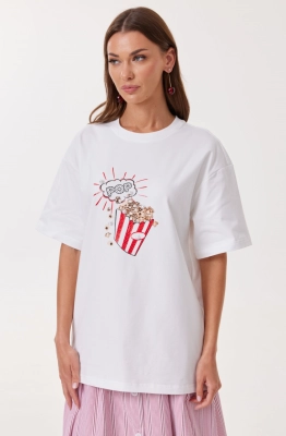 Джемпер Lyushe 4137 попкорн  Джемпер Lyushe 4137 попкорн