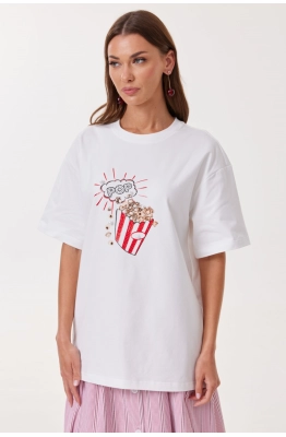 Джемпер Lyushe 4137 попкорн  Джемпер Lyushe 4137 попкорн