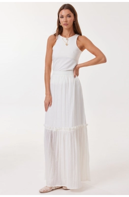Юбка Lyushe 4138 белый  Юбка Lyushe 4138 белый