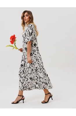Платье GIZART 5400 черно-белый 