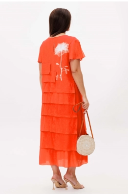 Платье Фантазия Мод 5135 апельсин 
