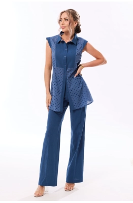 Костюм Golden Valley 6657 темно-голубой 
