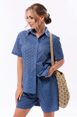 Костюм Golden Valley 6658 темно-голубой 