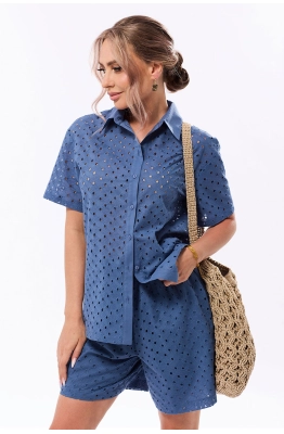 Костюм Golden Valley 6658 темно-голубой 