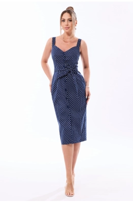 Платье Golden Valley 4664-1 синий 