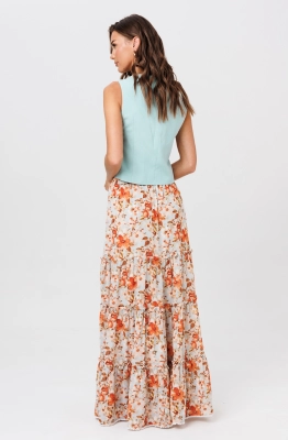 Юбка Buter 3052 принт цветы  Юбка Buter 3052 принт цветы