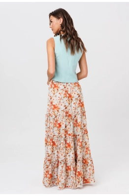 Юбка Buter 3052 принт цветы Юбка Buter 3052 принт цветы