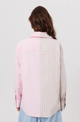 Блуза Buter 3115 бежево-розовый  Блуза Buter 3115 бежево-розовый