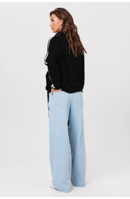 Брюки Buter 3136 черно-голубой Брюки Buter 3136 черно-голубой