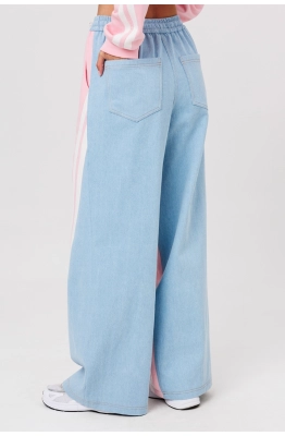 Брюки Buter 3136 розово-голубой 