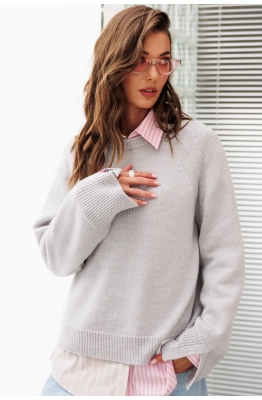 Джемпер Buter 3141 светло-серый 