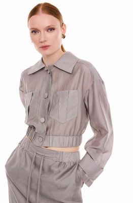 Блузон DEVITA 4030 серый  Блузон DEVITA 4030 серый