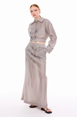 Юбка DEVITA 2023 серый  Юбка DEVITA 2023 серый