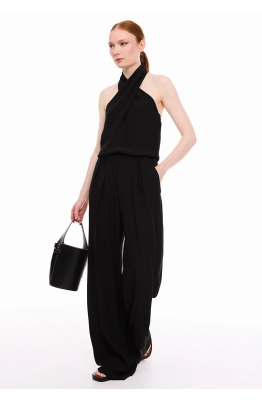 Комбинезон DEVITA 7002 черный  Комбинезон DEVITA 7002 черный