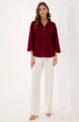 Блуза Lyushe 4081 бордо 