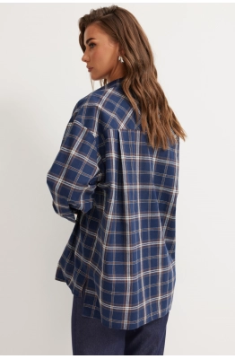 Блуза Lyushe 4150 синий Блуза Lyushe 4150 синий