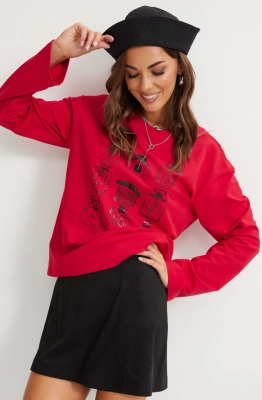 Джемпер Lyushe 4156 красный 