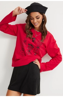 Джемпер Lyushe 4156 красный 