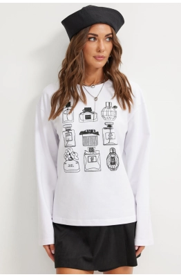 Джемпер Lyushe 4156 белый Джемпер Lyushe 4156 белый