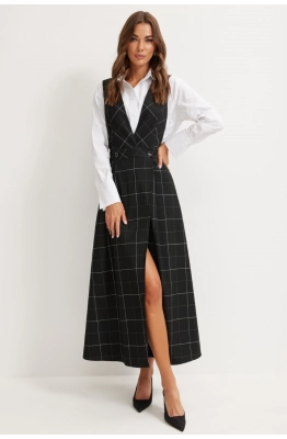 Сарафан Lyushe 4158 клетка 