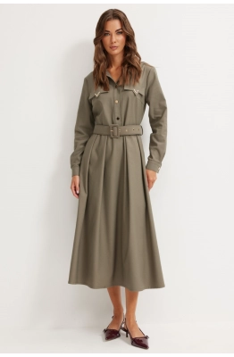 Платье Lyushe 4161 хаки 